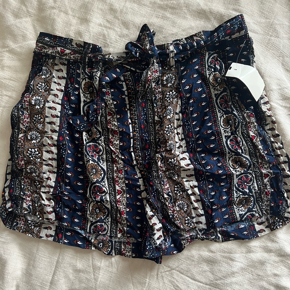 Ambiance Navy Shorts